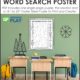 Challenge your students with this oversized December Word Search and Coloring Printable Poster from Growing Play.