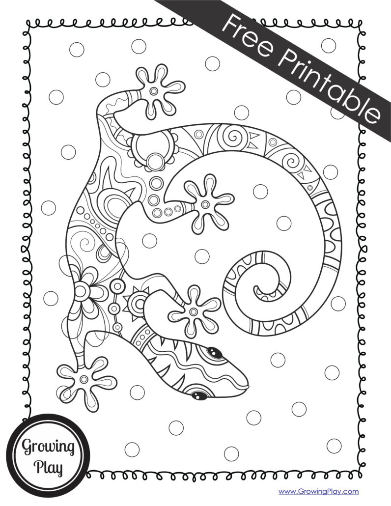 Reptile Facts for Kids Free Printable