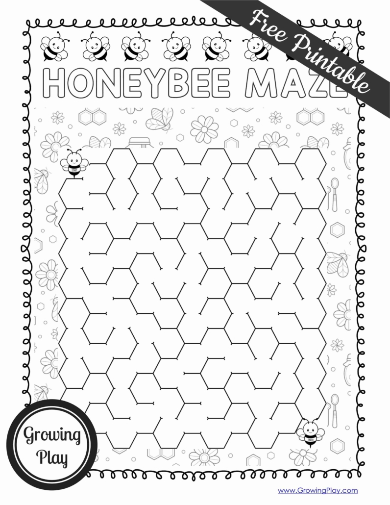 Honey bee facts for kids free puzzle