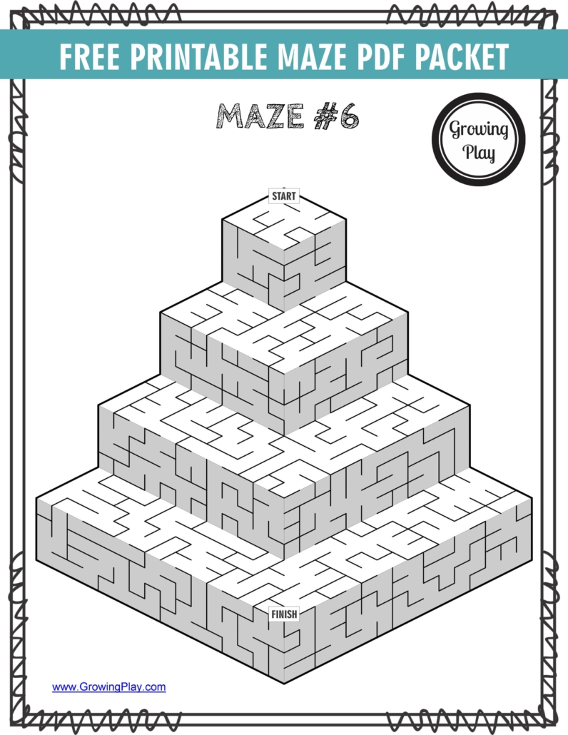 Printable mazes PDF free