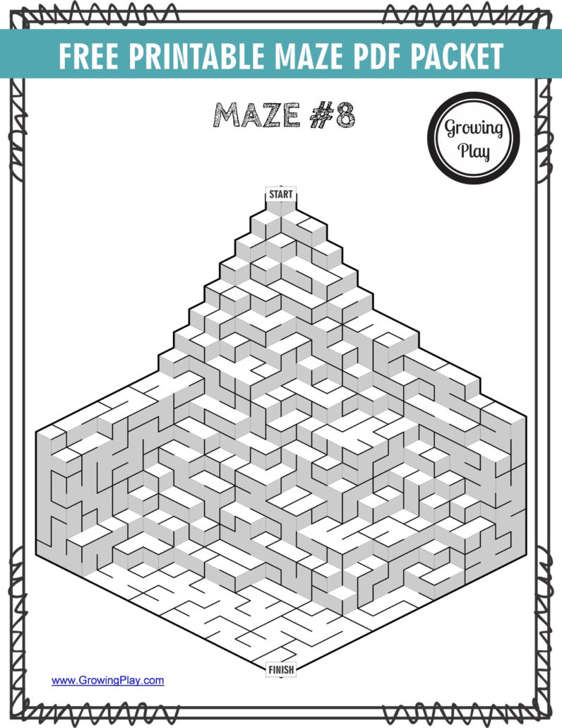 Printable mazes PDF free