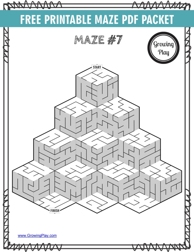 Printable mazes PDF free