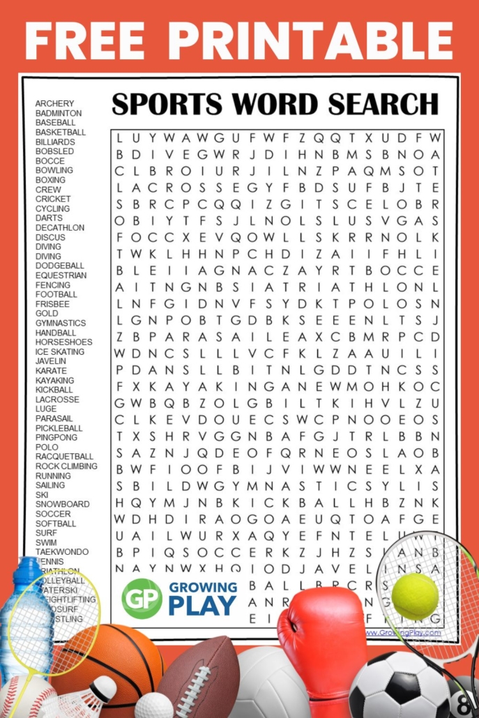 Sports Word Search