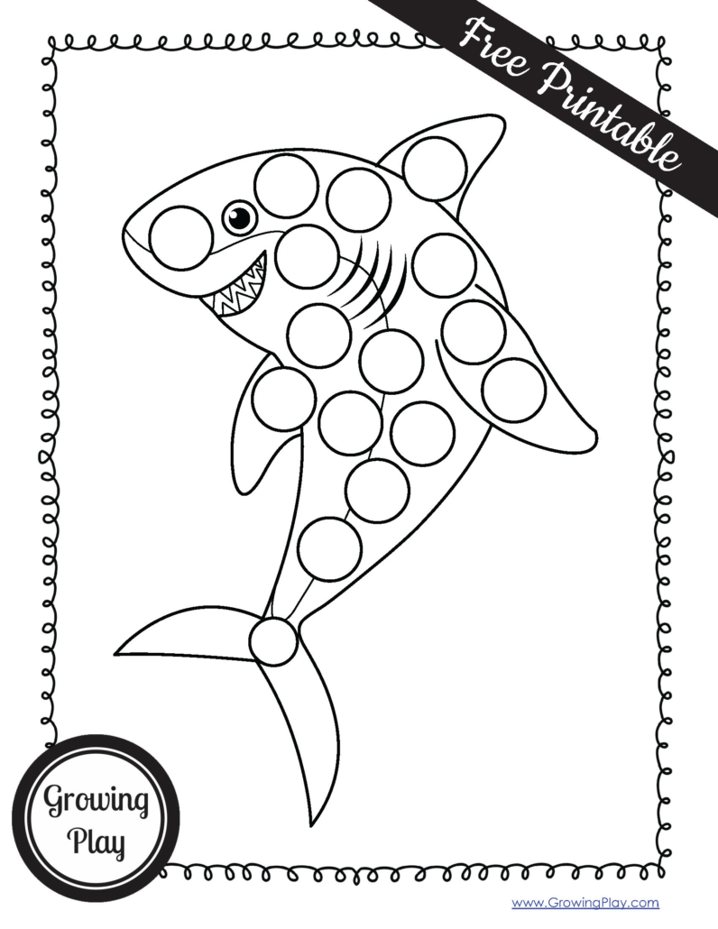 Shark facts for kids free printable