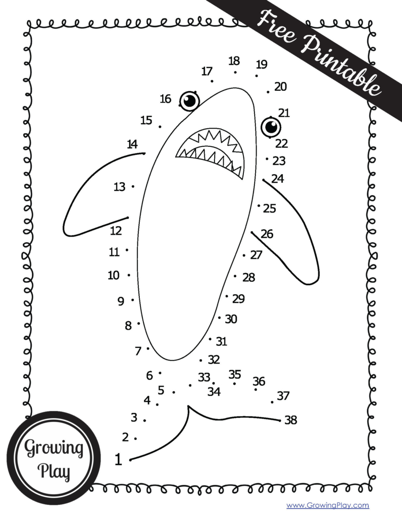 Shark facts for kids free printable