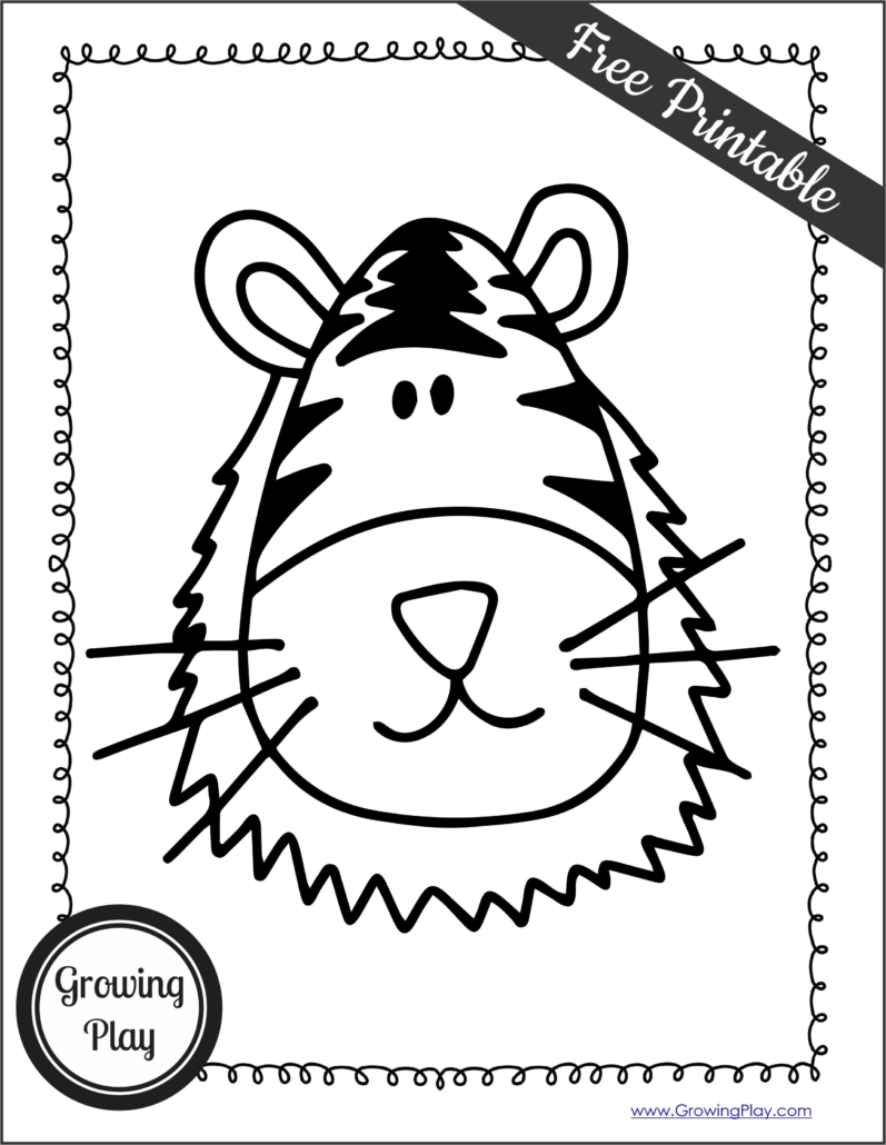 You can download these free printable tiger coloring pages. These animal coloring pages are perfect for kids of all ages