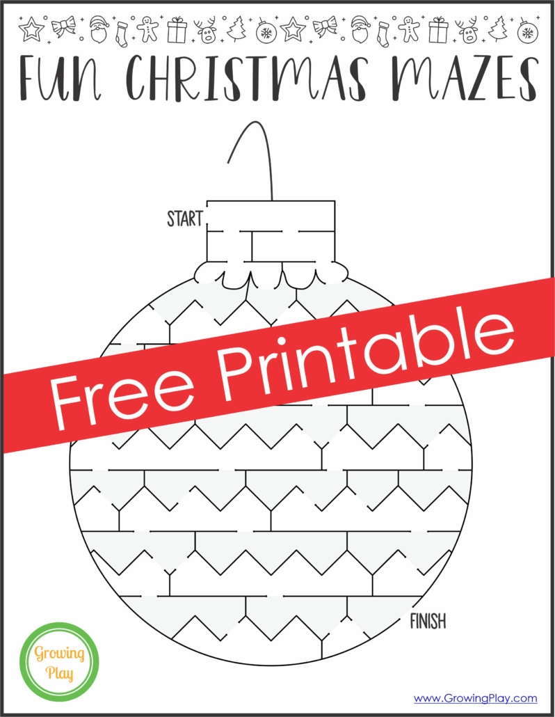 Are you in search of a super fun and festive Christmas maze printable? You have come to the best place to find Christmas printables for kids.