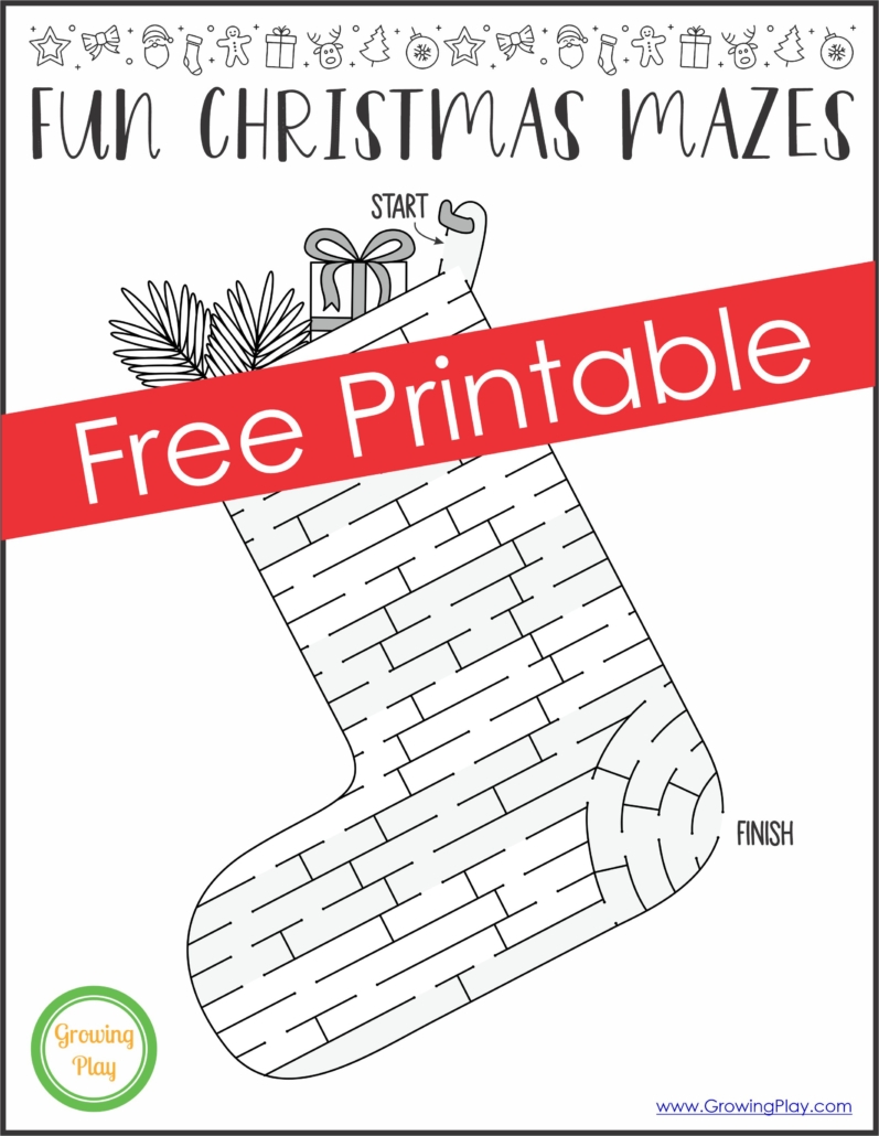 Are you in search of a super fun and festive Christmas maze printable? You have come to the best place to find Christmas printables for kids.