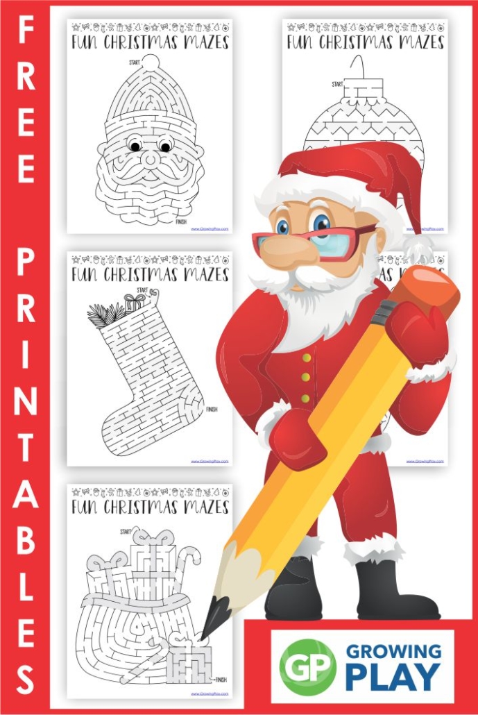 Are you in search of a super fun and festive Christmas maze printable? You have come to the best place to find Christmas printables for kids.