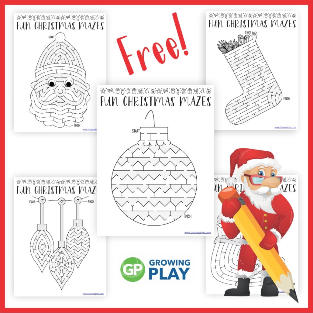 Are you in search of a super fun and festive Christmas maze printable? You have come to the best place to find Christmas printables for kids.