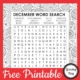 This December word search free printable is perfect for all ages. You can download this fun word search puzzle for free from Growing Play.