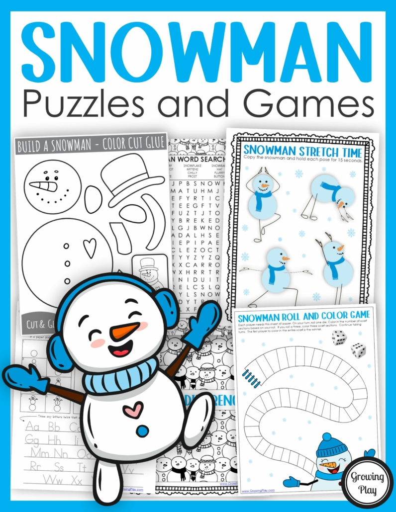 Snowman Activity Book