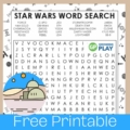 Star Wars Word Search Printable - Growing Play