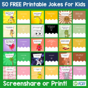 50 Free Printable Jokes for Kids - Growing Play